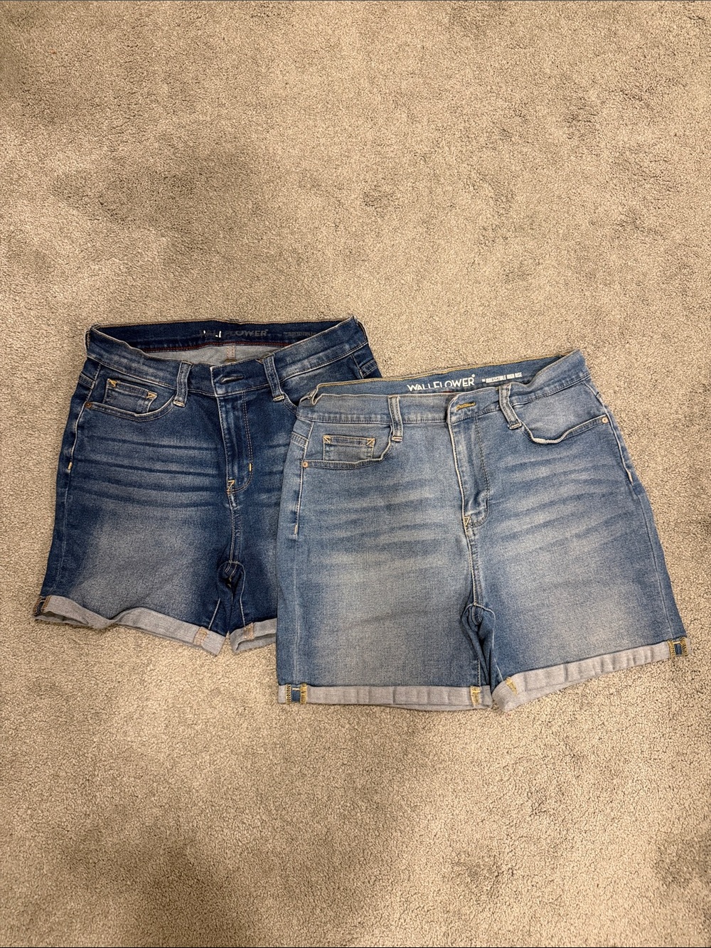 Wallflower “The Irresistible High Rise” Light & Dark Denim - SET OF TWO